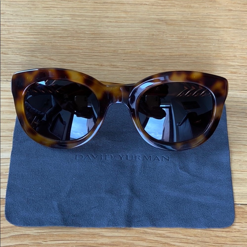 David Yurman Tortoise Shell Sunglasses